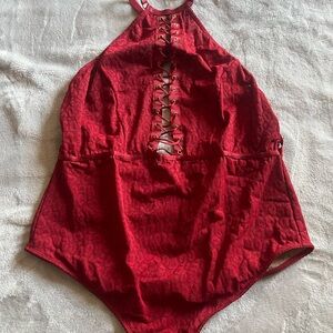 Torrid Red leopard lingerie